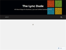 Tablet Screenshot of lyncdude.com